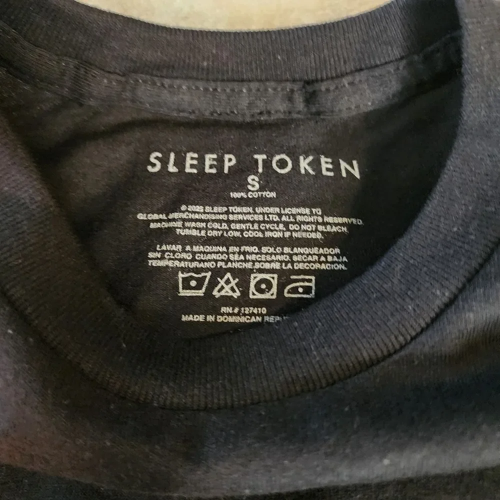 Sleep Token Black Tshirt With Graphics New Without Tags - Picture 5 of 6